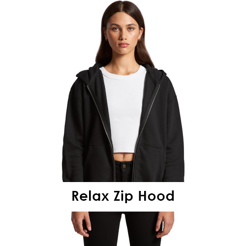relax zip hood